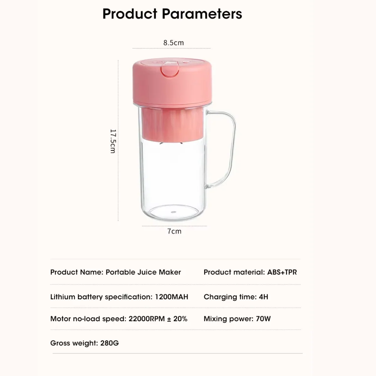 electric juicer bottle with straw electric juicer bottle with straw